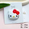 Accesorios de Resina Brillantes Lindos de Dibujos Animados de Gato para Bricolaje para Fundas de Teléfono, Zuecos, Pinzas para el Cabello y Materiales para Adornos de Cabello