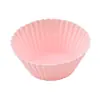 Molde de Silicona para Magdalenas, Molde para Cupcakes, Molde Redondo para Pasteles, Tazas Coloridas para Tartaletas de Huevo, Molde para Hornear Pudín, Molde de Silicona para Pasteles