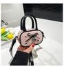 Super Popular Transfronteiriço Bolsa Travesseiro de Mão com Laço Rosa Bolsa Feminina 2025 Nova Bolsa Transversal de Alto Nível Estilo Ballet