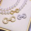 Accesorios de joyería de bricolaje, collar de perlas de plata esterlina S925, hebilla de cierre de pulsera, hebilla de conexión, hebilla de plata, productos semiacabados.