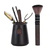 Ceremonia del té seis caballeros traje cuchillo de té pinzas de té cuchara de té herramientas para hacer té arte del té 6 caballeros juego de té kung fu accesorios