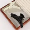Pinza para el Cabello de Gama Alta Transfronteriza con Nuevo Patrón de Mármol Estilo Chino, Pasador de Nicho para Recogidos en la Parte Trasera de la Cabeza, Pinza de Tiburón Versátil
