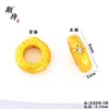 Acessórios para Joias DIY Banhados a Ouro no Atacado com Forte Retenção de Cor, Espaçadores com Textura Martelada, Argolas de Fechamento, Colares, Pulseiras e Acessórios com Contas para Mulheres
