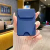 Adequado para acessórios de porta-cartões com adesivo traseiro para celular, capa adesiva autoadesiva de TPU para cartões, documentos, bilhetes de ônibus, cartões de acesso à porta