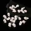 Jingde Jewelry Contas de Cauda Irregulares com Brilho Atacado Pérola Barroca Branca Natural Formato de Gota Contas Soltas Individuais
