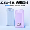 O Novo Modelo Mini Vem com um Power Bank de Quatro Fios Embutido, 20000mAh, Carregamento Super Rápido de 66W, e Pode Ser Personalizado com um Logo