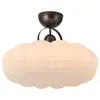 Lámpara de Techo para Dormitorio Estilo Medieval Crema Francés Dormitorio Principal Habitación de Princesa Lámpara de Espectro Completo Simple Moderna LED Sala de Estudio