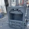 Máquina Pequena de Achatar Latas de Tinta 8 Toneladas Feita Sob Medida, Máquina de Achatar Sucata para Processamento de Resíduos Perigosos