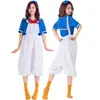 Novo traje de marinheiro cosplay de pato fofo para crianças adultas, traje de desenho animado de pato marinho para bebê
