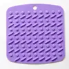 Mantel Cuadrado de Silicona Aislante del Calor Anti-Caliente Impermeable para Cocina Mesa de Comedor Antideslizante Base para Ollas Posavasos Manteles de Silicona Resistentes al Calor