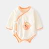 Ropa de Bass para Bebé Primavera y Otoño Sombreros Triangulares para Bebé Ropa Interior de Algodón Puro Manga Larga Estampada Ropa de Escalada sin Huesos para Recién Nacido