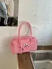 Nova Bolsa de Gelatina de PVC Coreana 2026 para Mulheres com Fivela de Cadeado, Bolsa de Mão Versátil de Grande Capacidade, Bolsa de Ombro, Bolsa de Axila, Tendência