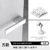 Cerradura ecológica para puerta de dormitorio, cerradura ecológica minimalista para puerta de interior, cerradura de puerta de madera, cerradura de succión magnética gris, manija de puerta silenciosa