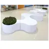 Banco de piscina Huangli FRP con forma de árbol, silla grande personalizada para exteriores, parterre de flores, exhibición comercial en aeropuertos, escultura de jardín paisajístico.