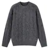 Ropa ACU para Hombre marca de moda estilo americano suéter liso de cuello redondo para hombre, nuevo producto otoño/invierno 2026, top de punto simple casual versátil