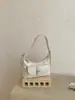 Design de Nicho Francês Retro Simples Versátil Bolsa de Mão Ins Moda Design Popular Bolsa de Bolinho de Massa Ombro Único Bolsa Feminina
