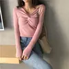 Diseño de Suéter para Mujer Nueva Primavera y Otoño 2025, Suéter de Punto, Suéter Básico, Top Suéter Exterior, Moderno