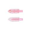 2 paquetes de pinzas de maquillaje con lunares y corazones para niña, pinzas para flequillo con estampado de fresas, lindas y versátiles, accesorios para el cabello con pinza lateral.