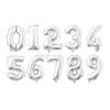 Globos de Papel de Aluminio de 17 Pulgadas con Números y Letras Decoraciones Decoraciones para Fiesta de Cumpleaños Decoraciones de Atmósfera para Eventos Accesorios Venta al por Mayor