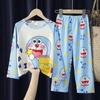 Novos Pijamas Infantis 2026 para Meninos e Meninas, Conjunto de Pijama Cartoon Capivara com Manga Longa e Calça Longa
