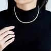 Novo colar francês simples de pérolas, luxo acessível, sofisticado, retrô, moderno, requintado e versátil, corrente de clavícula removível para mulheres