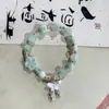Pulseras de Cerámica al por Mayor, Transmisión en Vivo en Atracciones Turísticas y Mercados Nocturnos, Pulseras de Cuentas de Porcelana de Caja Sorpresa, Artículos Pequeños de Puesto Callejero, Joyería Artesanal Vintage
