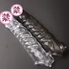 Manga de Bloqueio de Sêmen, Hipoalergênica, Anti-Ejaculação, Manga Dente de Lobo, Manga de Extensão de Cristal, Manga de Pênis Oca, Manga de Pênis, Brinquedo Sexual Adulto