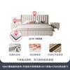 Tongyuite Moderno Minimalista Dormitorio Principal Doble Almacenamiento Caja Alta Cama de Tela Italiana Lujo Accesible Tecnología Cama de Tela de Pie
