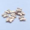 14K Ouro Envoltório Faceta Borboleta Perfurado Espaçador Artesanal Diy Jóias Acessórios Pulseira Bead Making Spacer Material