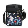 Bolso Pequeño para Mujer Simple y de Moda Mochila Cruzada de Hombro para Personas de Mediana Edad y Mayores Bolso de Mano con Llavero de Flor para Teléfono Móvil Bolso de Mujer