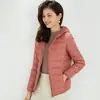 Chaqueta 90% plumón Estilo Invierno para Mujer con Capucha Ligera Corta Talla Grande Ligera Blanca de Patito Chaqueta de plumón Estilo Nuevo
