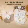 Baberos Clase A para Bebé Baberos para Saliva de Recién Nacido Impermeables Bebé Anti-escupir Baberos Suaves estilo Coreano ins Algodón Puro Doble Cara