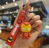 Nuevo Llavero Marvel Dibujo Animado Equipo Creativo Estéreo Muñeco Llavero Colgante Mochila Escolar Carro Accesorios de Muñeco