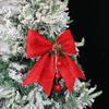 Adornos navideños con forma de piña y lazo grande de Zhong Ran, adornos navideños para hacer tú mismo, diseño de escena, accesorios colgantes