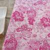 Vestido de seda con flores en relieve rosa brillante para mujer, tejido jacquard, vestido de primavera y otoño, bolso de industria pesada teñido en hilo, tela hermosa