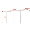 Prateleira de display para loja de roupas cabide de chão cabide de parede para roupas femininas roupas infantis cabide de parede em aço inoxidável cabide de parede com suporte lateral