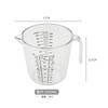 Vaso medidor de plástico transparente con escala cocina 300/600/1000ml vaso medidor para hornear vaso medidor PS engrosado cilindro medidor
