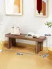 Banqueta para cambiar zapatos de madera maciza, banco largo para sala de estar, taburete pequeño para el hogar, banco de sofá, banco de mesa de centro, taburete bajo, banco para zapatos de entrada