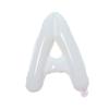 Globo de Película de Aluminio de Letra Inglesa de 16 Pulgadas Morado Blanco Verde Diseño Creativo Decorativo Letra A- Z Globo de Papel de Aluminio