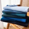 Bufanda Roja Ankora Otoño e Invierno Atmósfera Coreana para Mujer Versátil Bufanda de Cachemira Color Sólido Bufanda Cálida Chal