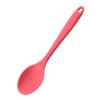 Colher de silicone resistente a altas temperaturas com verme de colher pequena colher de estudante colher de mistura para suplemento alimentar para bebê em estoque atacado