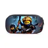 2026 Nuevo Modelo Estuche de Lápices de Una Sola Capa Lego Ninjago Dibujos Animados Estudiante Caja de Lápices de Poliéster Caja de Papelería de Anime Transfronterizo