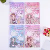 Livro de Adesivos para Vestir de Menina Adesivos de Unhas de Princesa Adesivos para Vestir de Menininha para Crianças de 3 a 6 Anos Brinquedos Educativos DIY
