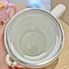 Nueva Taza de Agua de Oficina para Mujer de Alta Calidad con Revestimiento Interior de Cerámica, Taza Térmica de Acero Inoxidable, Exquisita Taza de Agua de Regalo al por Mayor
