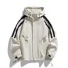 Chaqueta Casual Deportiva al Aire Libre Transfronteriza para Hombre Joven con Capucha para Primavera y Otoño Cortavientos Chaqueta de Montañismo Holgada Ropa Exterior para Pareja Moderna