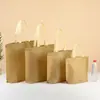 Bolsas de tela no tejida tipo tote sin costuras laterales, mochilas personalizadas, baratas y ecológicas, impresión de logo personalizado para bolsas de tienda de ropa
