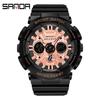 Reloj al por mayor de comercio exterior para hombre, estilo Harajuku moderno, deportivo digital resistente al agua para hombre y mujer, reloj electrónico simple estilo coreano