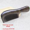 Fábrica por atacado ouro seda verde sândalo pente lua pente madeira inteira dentes densos casa viagem portátil homens e mulheres simples pequenos presentes