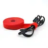 Cinchos de Doble Cara, Correas Autoadhesivas de Velcro para Cables de Datos, Correas para Organización de Cables de Carga, Correas para Fijación de Plantas, Reutilizables
