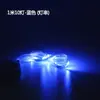 Guirnalda de luces de alambre de cobre para pastel de cumpleaños, lámparas LED de colores, guirnalda de luces de color cálido, adornos para guirnaldas, dulces adornos para coche
